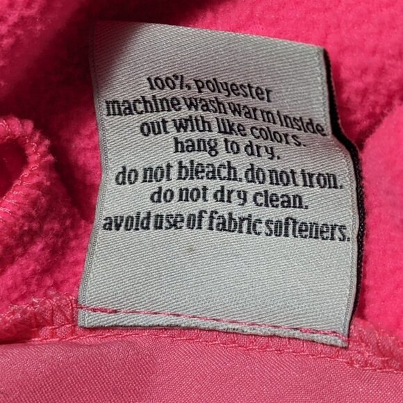 Dudley Stephen’s TERRY FLEECE Cobble Hill Turtleneck in Neon Pink Size Small S - Picture 9 of 10